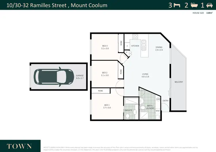Floorplan of Homely unit listing, 10/30-32 Ramilles Street, Mount Coolum QLD 4573
