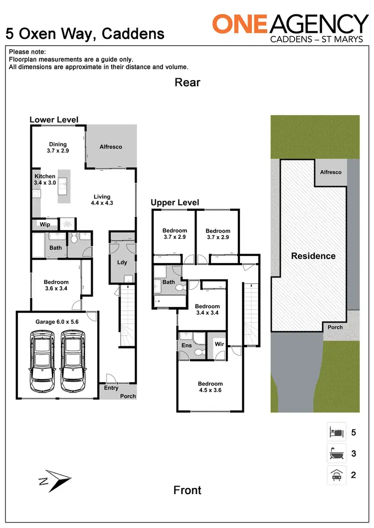 Floorplan of Homely house listing, 5 Oxen Way, Caddens NSW 2747