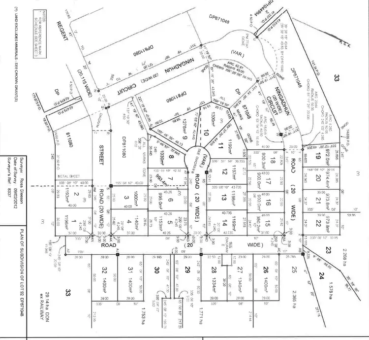 Floorplan of Homely land listing, 56 Regent Street, Narrabri NSW 2390