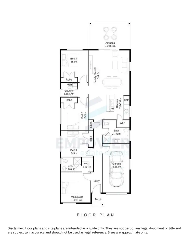 Floorplan of Homely house listing, Address available on request
