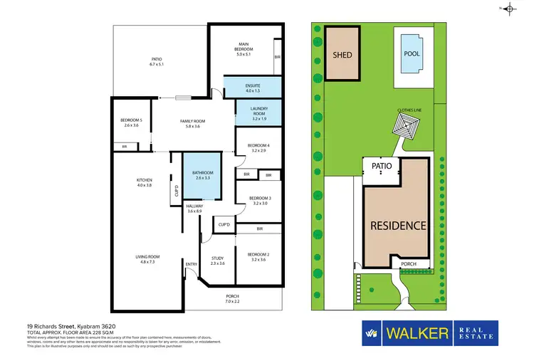 Floorplan of Homely house listing, 19 Richards Street, Kyabram VIC 3620