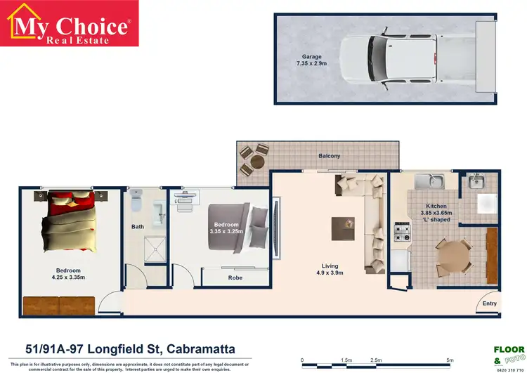 Floorplan of Homely unit listing, 51/91A-97 Longfield Street, Cabramatta NSW 2166