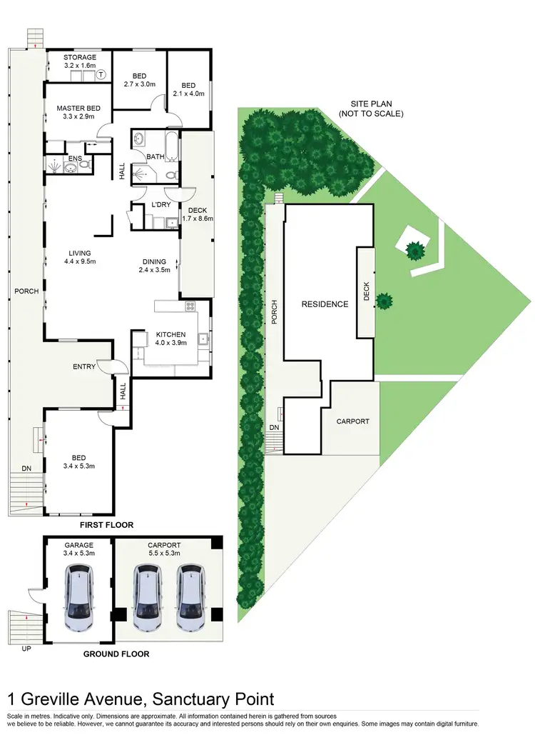 Floorplan of Homely house listing, 1 Greville Avenue, Sanctuary Point NSW 2540