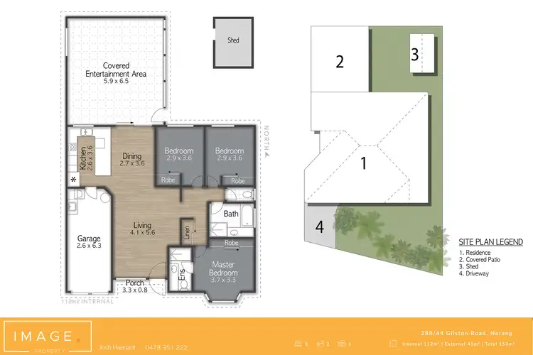 Floorplan of Homely villa listing, 288/64 Gilston Road, Nerang QLD 4211