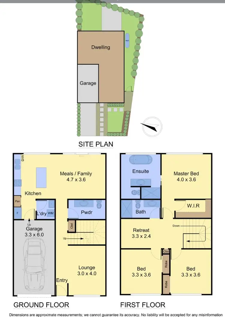 Floorplan of Homely townhouse listing, 19 Manchester Crescent, Bundoora VIC 3083