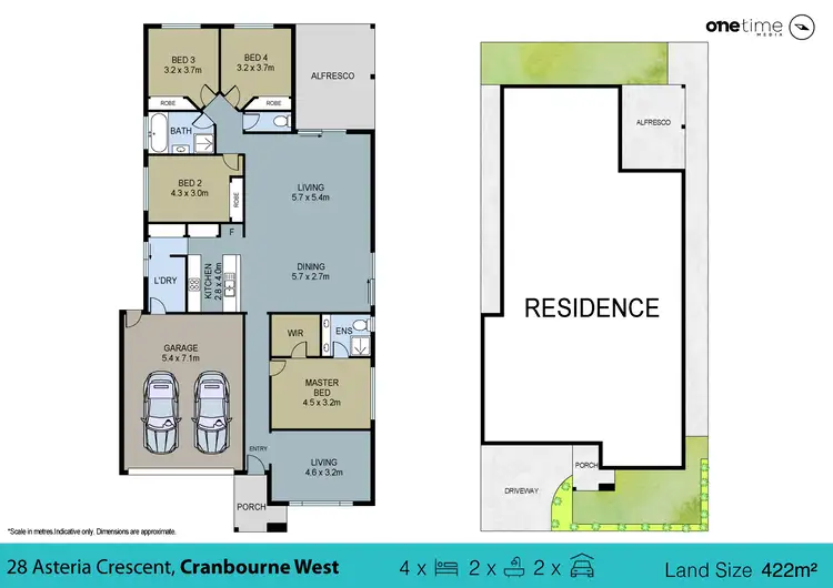 Floorplan of Homely house listing, 28 ASTERIA CRESCENT, Cranbourne West VIC 3977