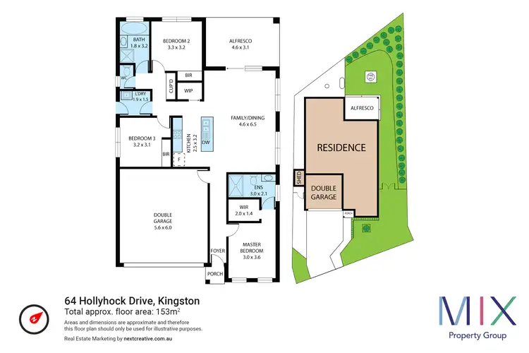 Floorplan of Homely house listing, 64 Hollyhock Drive, Kingston TAS 7050