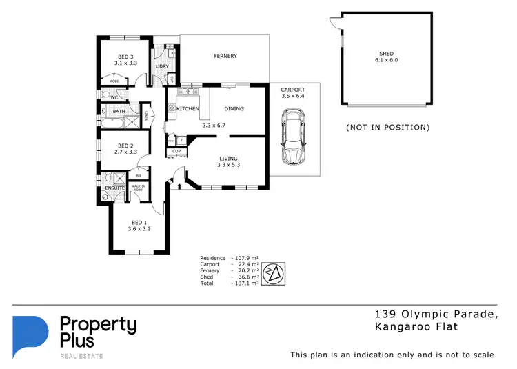 Floorplan of Homely house listing, 139 Olympic Parade, Kangaroo Flat VIC 3555