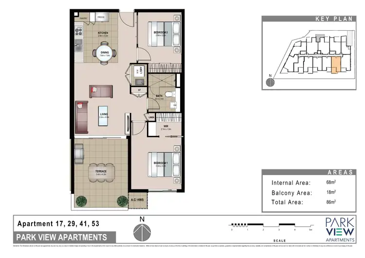 Floorplan of Homely apartment listing, 17/20 Colton Avenue, Lutwyche QLD 4030