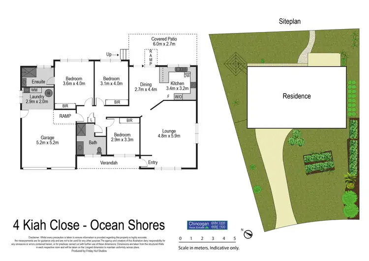 Floorplan of Homely house listing, 4 Kiah Close, Ocean Shores NSW 2483
