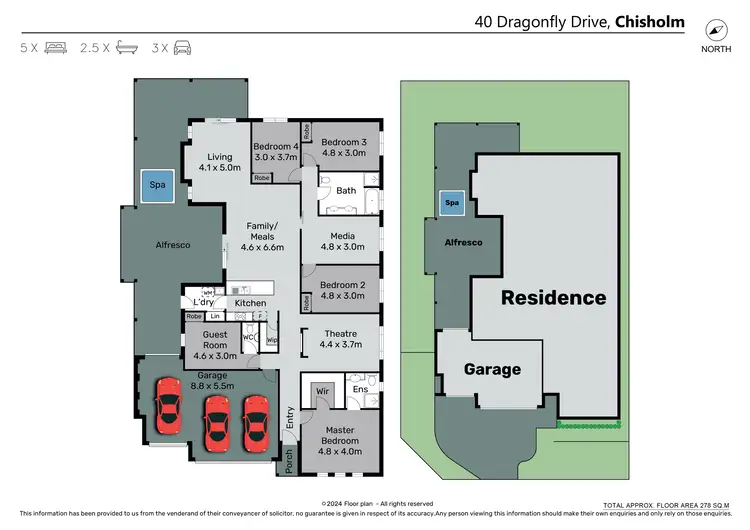Floorplan of Homely house listing, 40 Dragonfly Drive, Chisholm NSW 2322