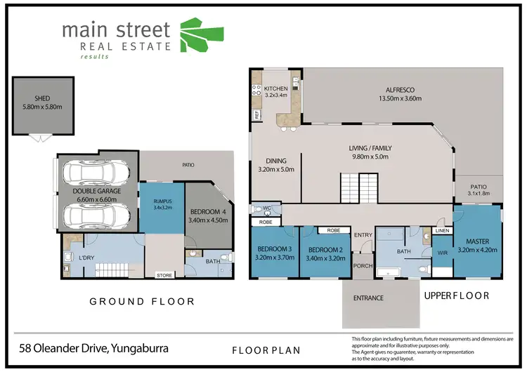 Floorplan of Homely house listing, 58 Oleander Drive, Yungaburra QLD 4884