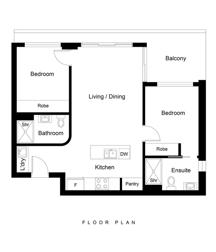 Floorplan of Homely apartment listing, 404/258 Northbourne Avenue, Dickson ACT 2602