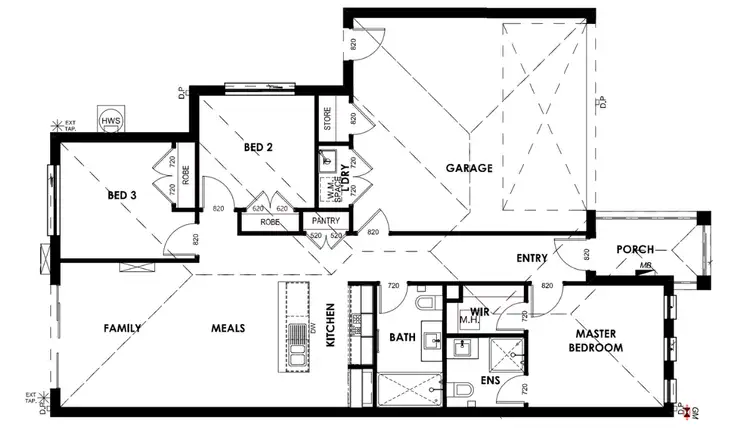 Floorplan of Homely house listing, Address available on request