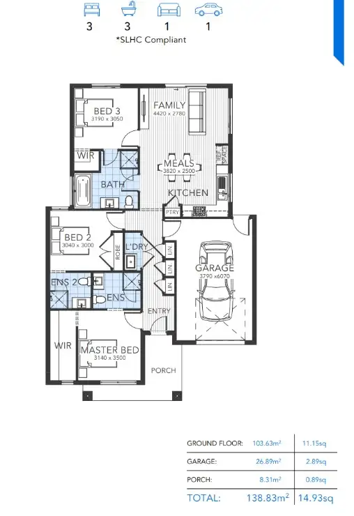 Floorplan of Homely house listing, Lot 2xxx Heart Hoop, Clyde North VIC 3978