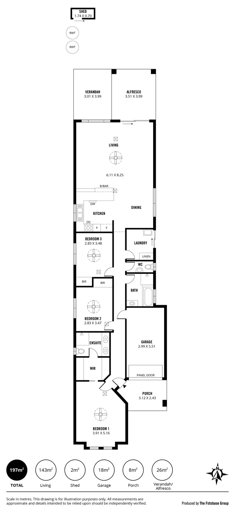 Floorplan of Homely house listing, 56A Australian Avenue, Clovelly Park SA 5042