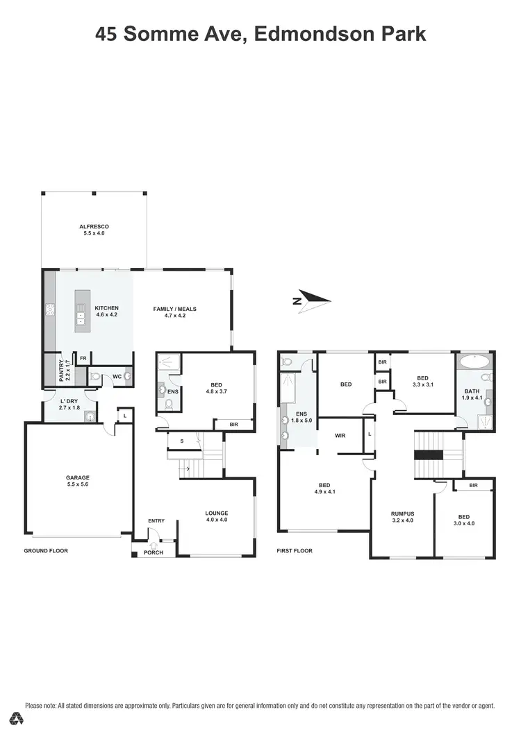 Floorplan of Homely house listing, 45 Somme Avenue, Edmondson Park NSW 2174