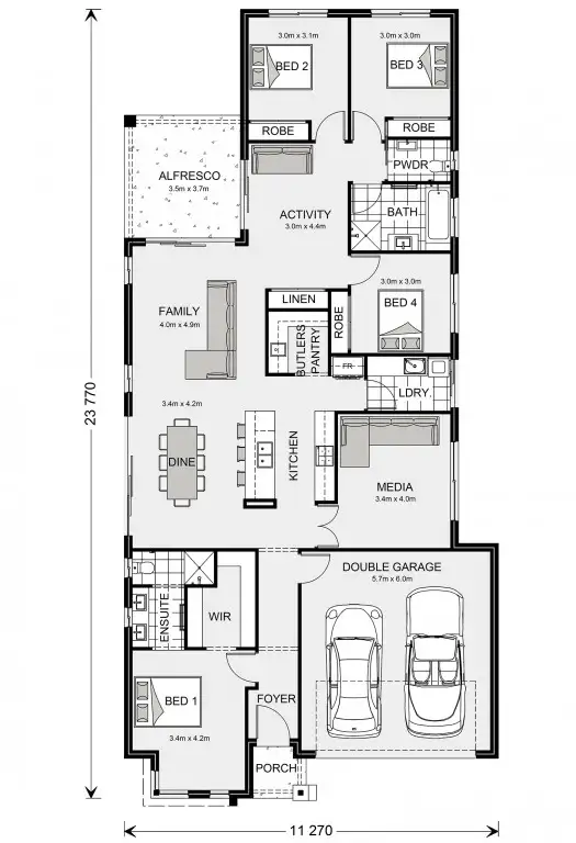 Floorplan of Homely land listing, 24 Armstrong Drive, Barham NSW 2732