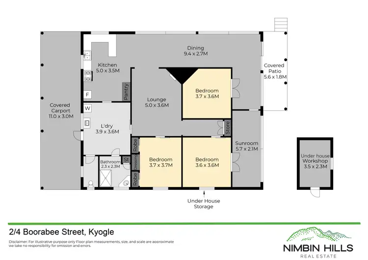 Floorplan of Homely house listing, 2-4 Boorabee Street, Kyogle NSW 2474