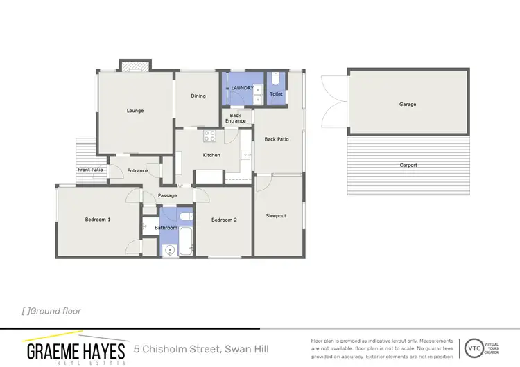 Floorplan of Homely house listing, 5 Chisholm Street, Swan Hill VIC 3585