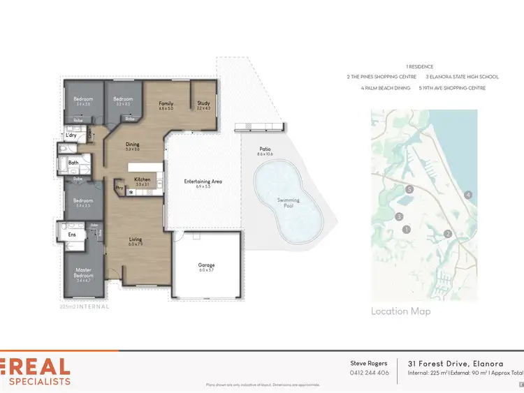 Floorplan of Homely house listing, 31 Forest Drive, Elanora QLD 4221