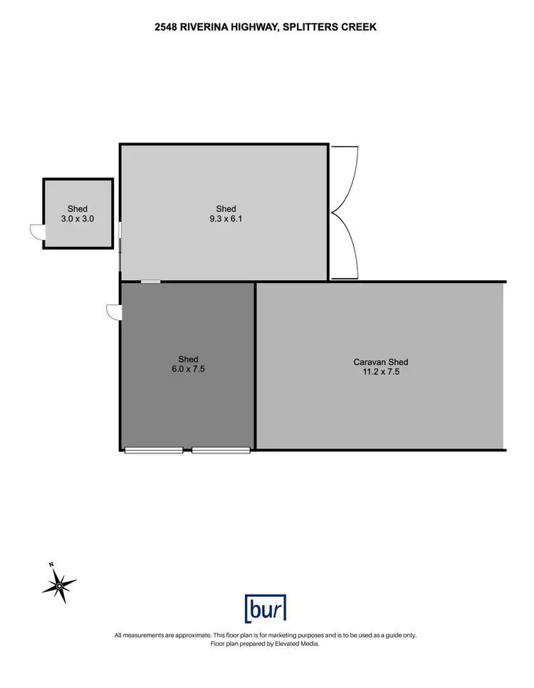 Floorplan of Homely rural property listing, 2548 Riverina Highway, Splitters Creek NSW 2640