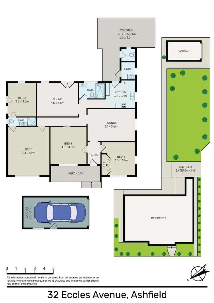 Floorplan of Homely house listing, 32 Eccles Avenue, Ashfield NSW 2131