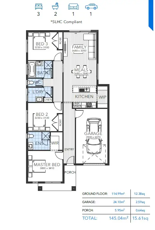 Floorplan of Homely house listing, Lot 1xx Ballan Road, Manor Lakes VIC 3024