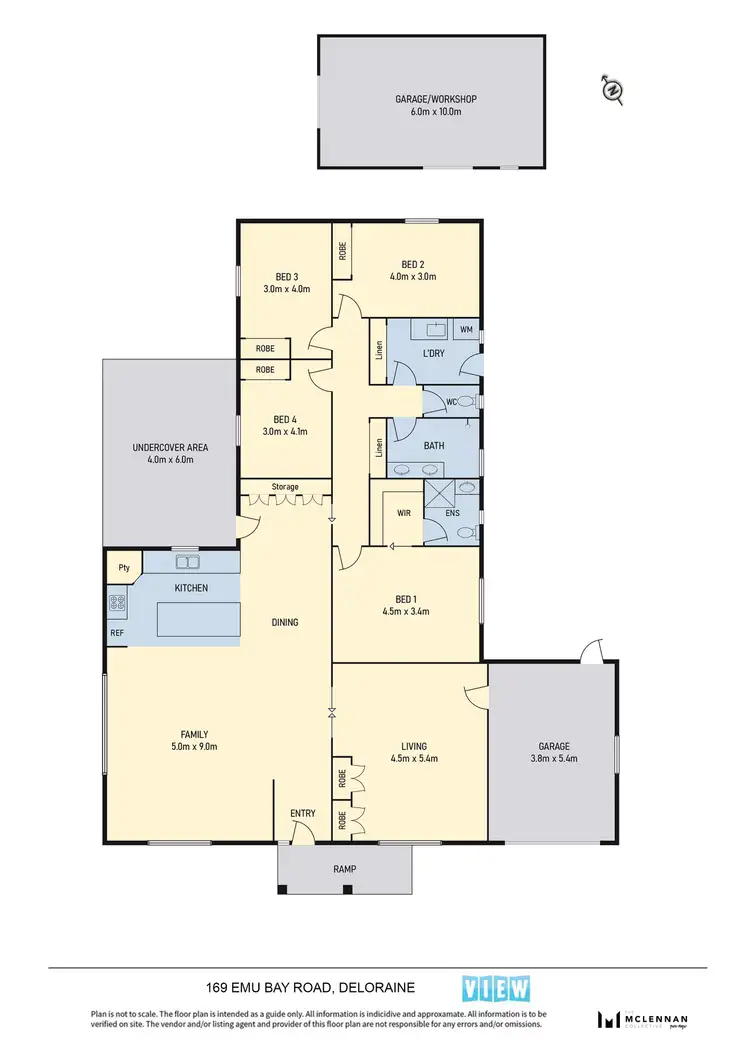 Floorplan of Homely house listing, 169 Emu Bay Road, Deloraine TAS 7304