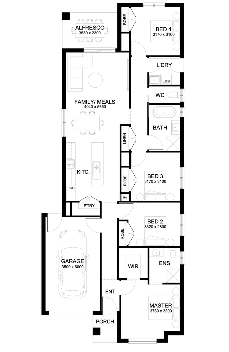 Floorplan of Homely house listing, 3092 Carding Street, Truganina VIC 3029