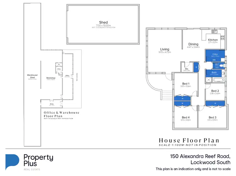 Floorplan of Homely rural property listing, 150 Alexander Reef Road, Lockwood VIC 3551