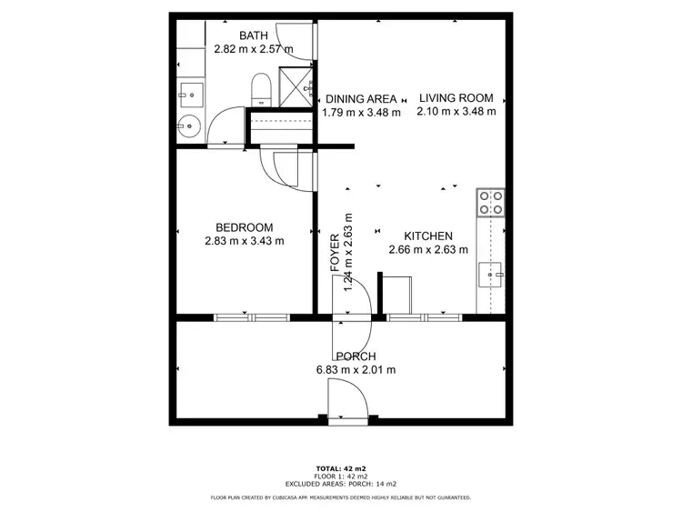 Floorplan of Homely unit listing, 3/9 Brookman-Hay Street, Kalgoorlie WA 6430