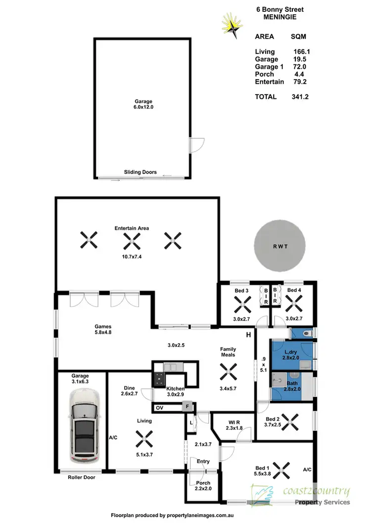 Floorplan of Homely house listing, 6 Bonney Street, Meningie SA 5264