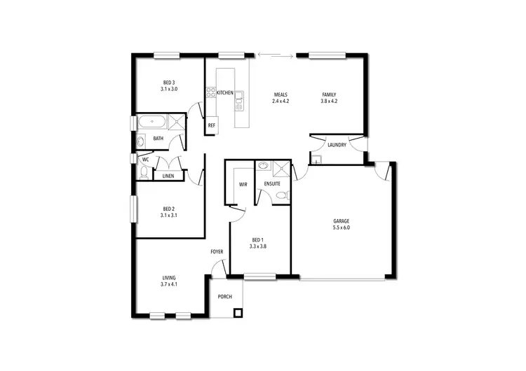 Floorplan of Homely house listing, 27 Redgum Drive, Mansfield VIC 3722