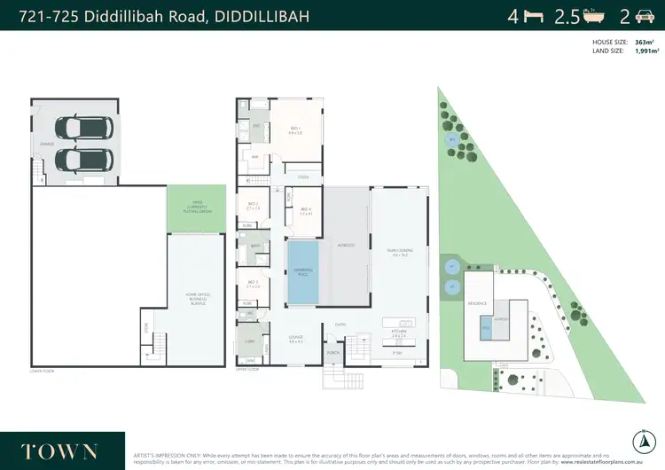 Floorplan of Homely rural property listing, 721 Diddillibah Road, Diddillibah QLD 4559