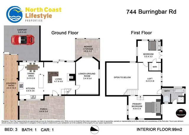 Floorplan of Homely rural property listing, 744 Upper Burringbar Road, Upper Burringbar NSW 2483
