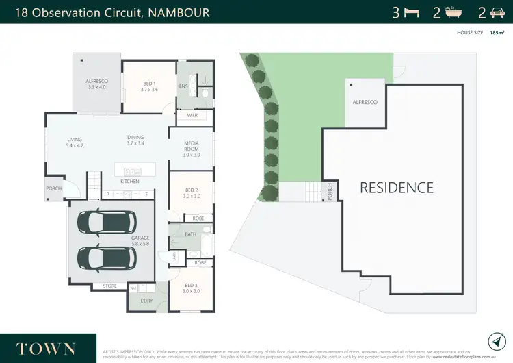 Floorplan of Homely house listing, 18 Observation Circuit, Nambour QLD 4560