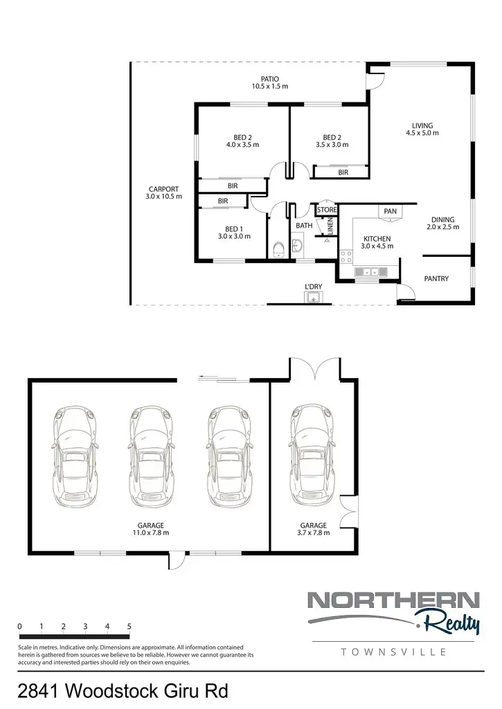Floorplan of Homely rural property listing, 2841 Woodstock Giru Road, Majors Creek QLD 4816