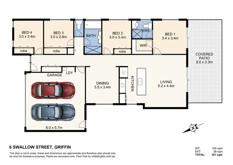 Floorplan of Homely house listing, 6 Swallow Street, Griffin QLD 4503