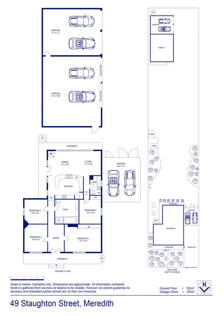 Floorplan of Homely house listing, 49 Staughton Street, Meredith VIC 3333