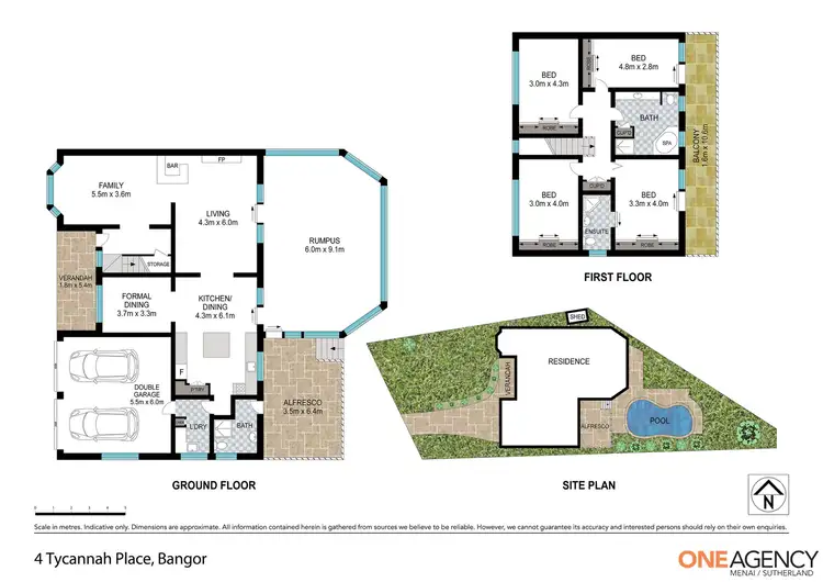 Floorplan of Homely house listing, 4 Tycannah Place, Bangor NSW 2234