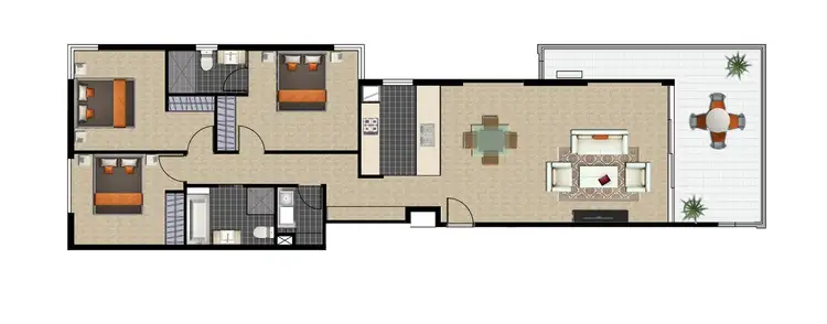 Floorplan of Homely apartment listing, 21/87 ocean parade, Coffs Harbour NSW 2450