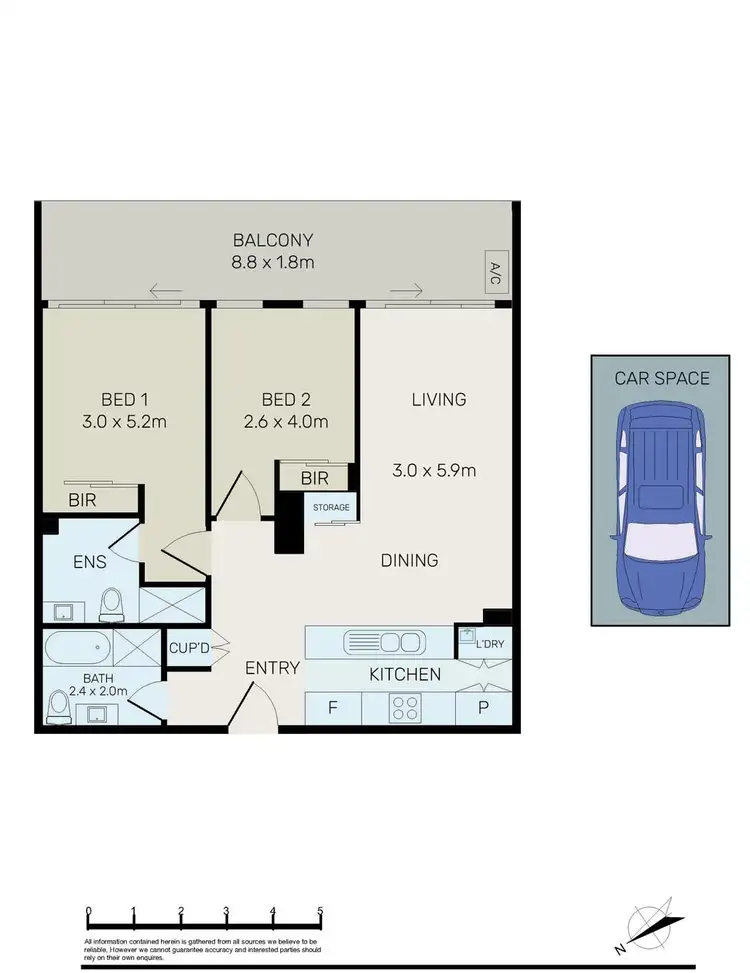 Floorplan of Homely apartment listing, 64/459-463 Church St, Parramatta NSW 2150