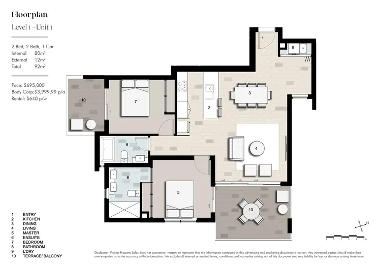 Floorplan of Homely apartment listing, Address available on request