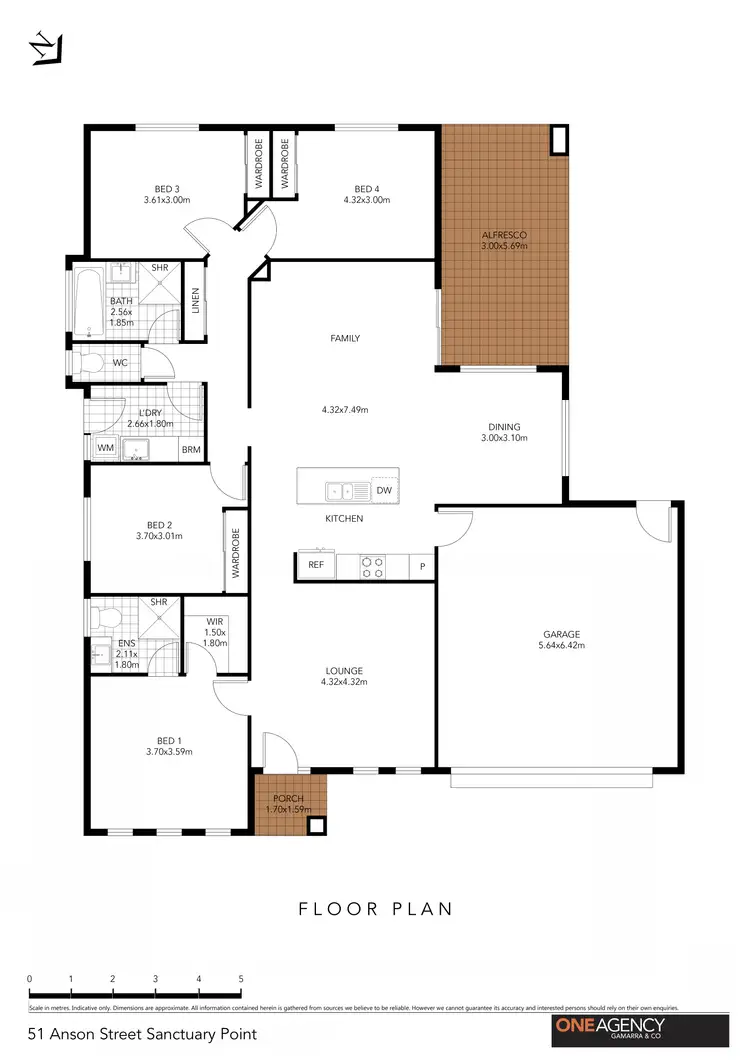 Floorplan of Homely house listing, 51 Anson Street, Sanctuary Point NSW 2540