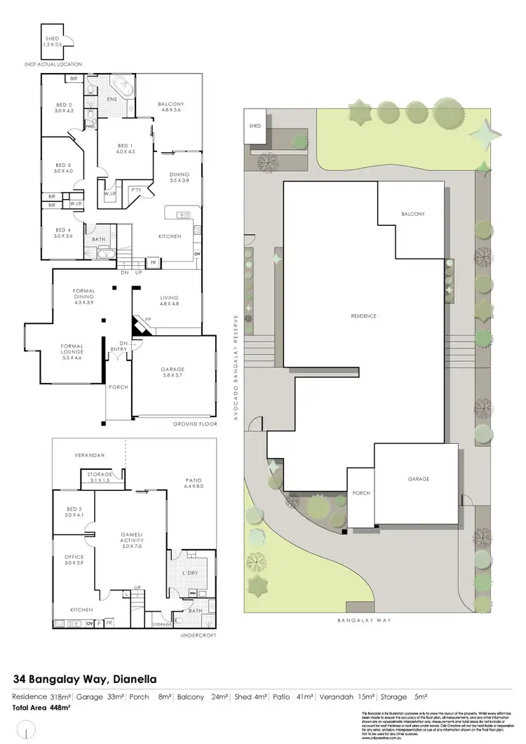 Floorplan of Homely house listing, 34 Bangalay Way, Dianella WA 6059