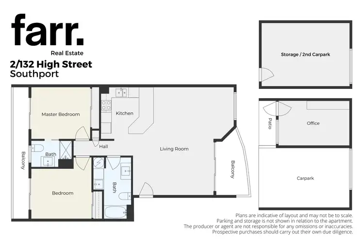 Floorplan of Homely apartment listing, 2/132 High Street, Southport QLD 4215
