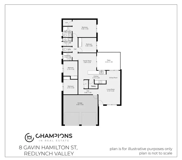 Floorplan of Homely house listing, 8 Gavin Hamilton Close, Redlynch QLD 4870
