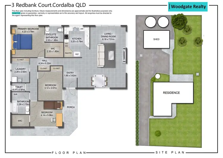 Floorplan of Homely house listing, 3 Redbank Court, Cordalba QLD 4660