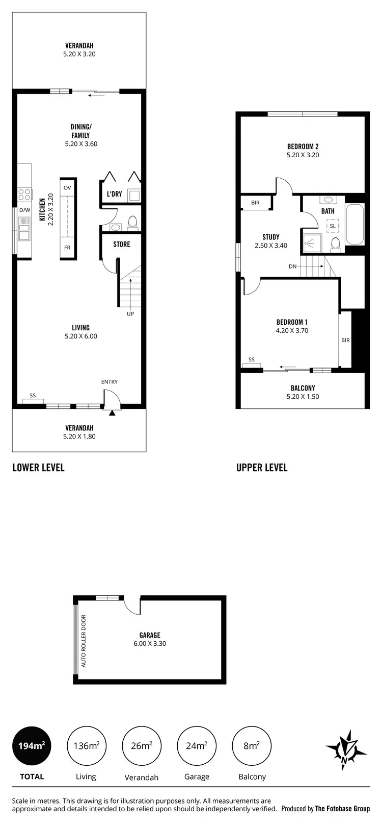 Floorplan of Homely townhouse listing, 2C Florentine Avenue, Campbelltown SA 5074